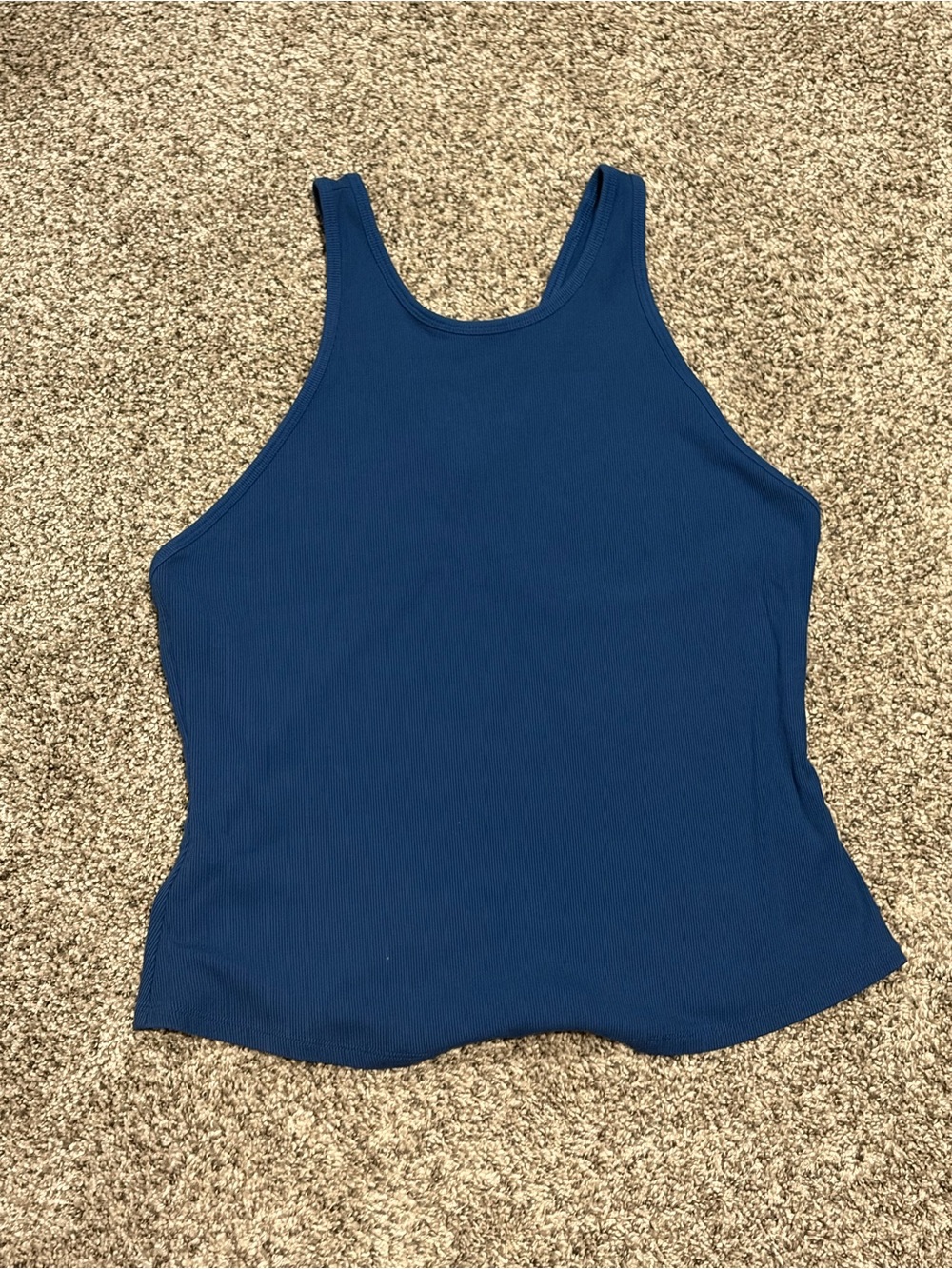 Athleta Deep Navy High-Neck Racerback Tank